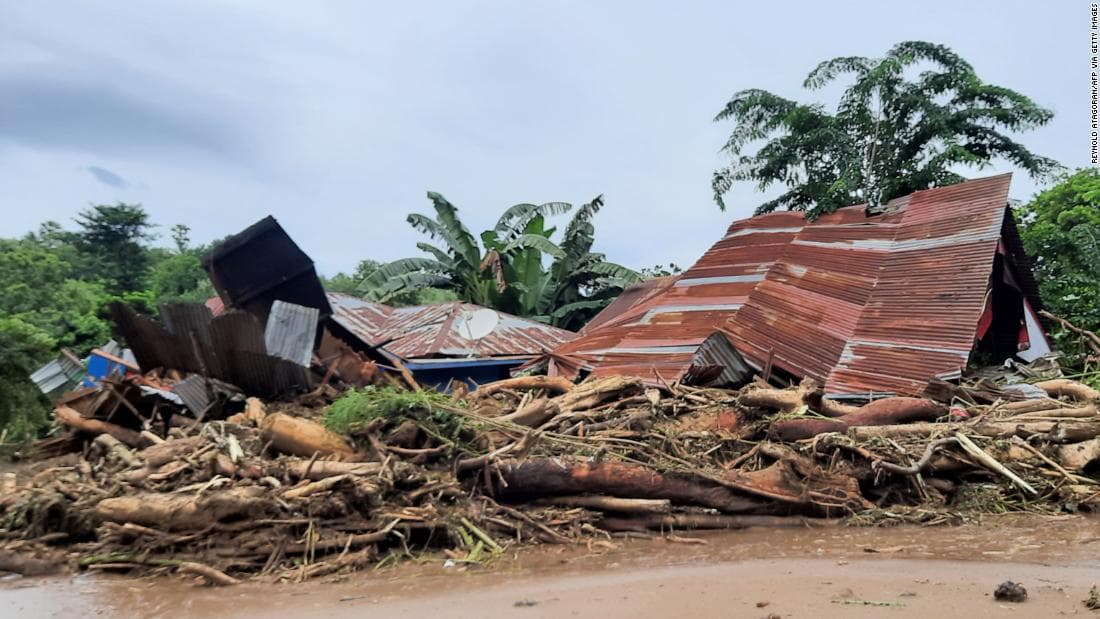 The destruction wrecked by Cyclone Seroja