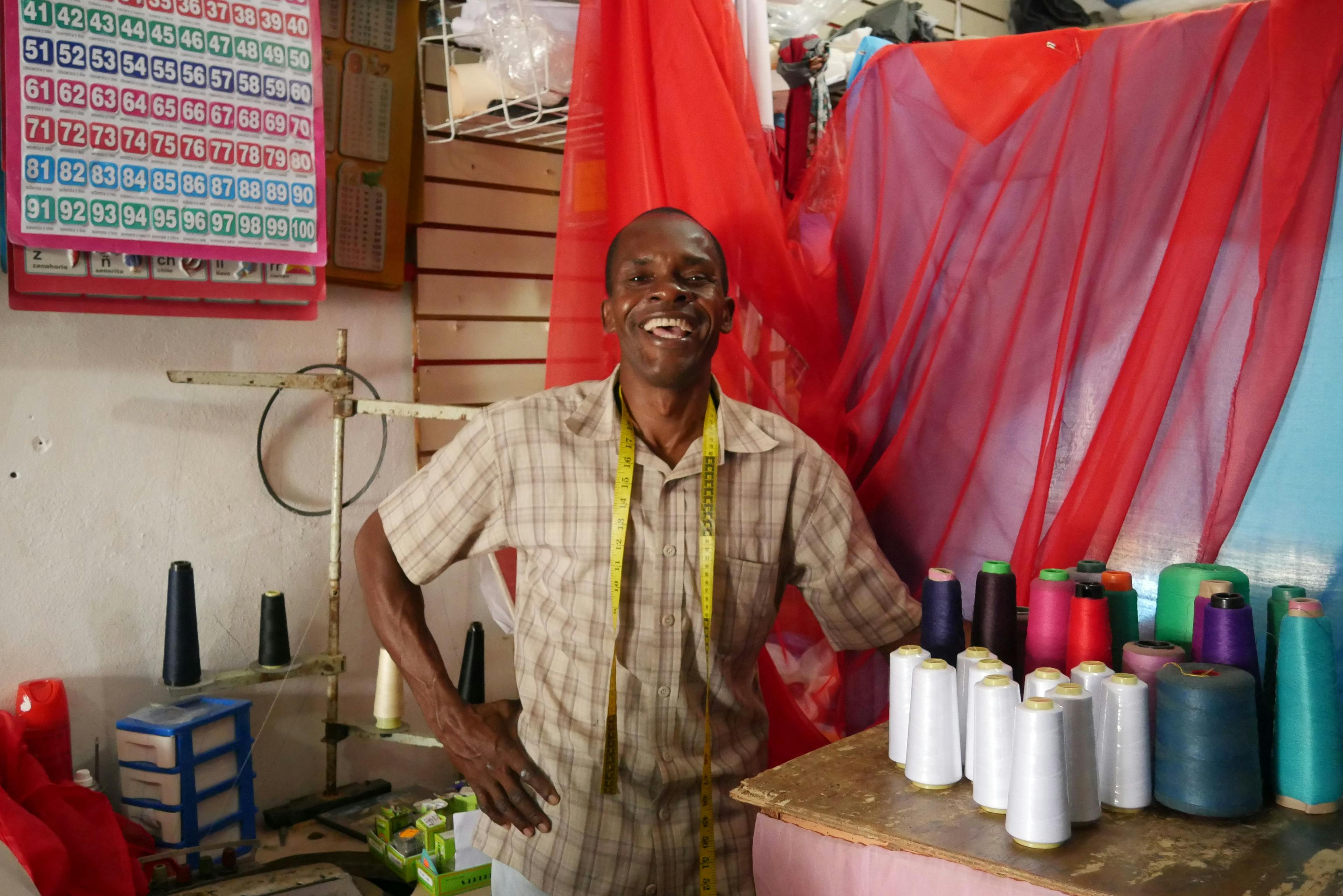 Business owner helped with microfinance in Dominican Republic
